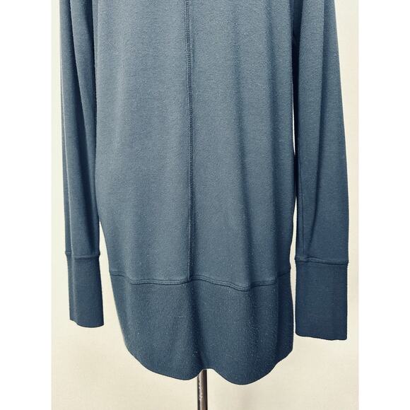 Athleta Women Open Front Cardigan Sweater Size S Black Soft Modal Boho Thumb - Picture 9 of 16